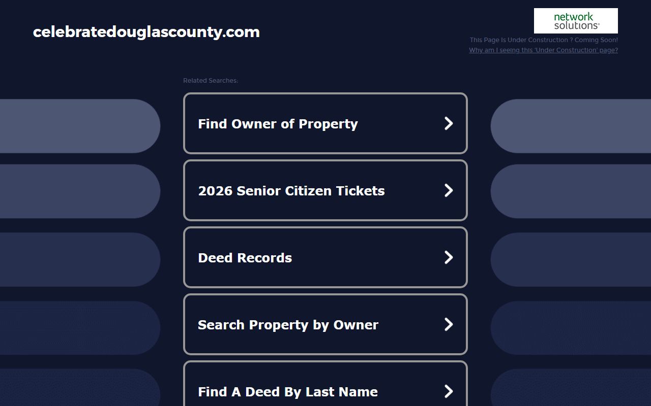 Douglas County government website for court records in Douglasville Georgia