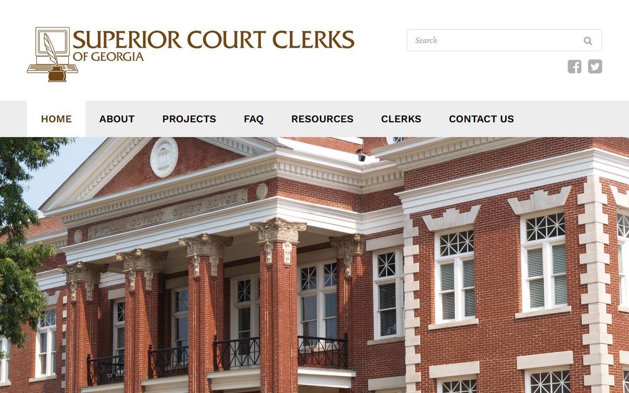 Superior Court Clerks of Georgia professional association website